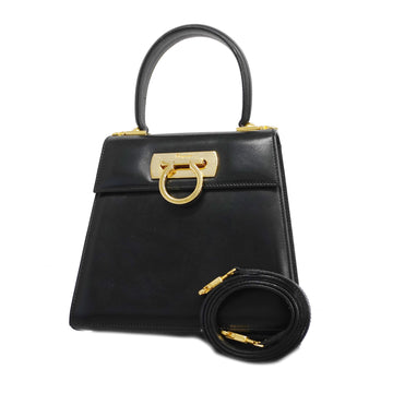 SALVATORE FERRAGAMOAuth  Gancini 2 Way Bag Women's Leather Handbag,Shoulder Bag