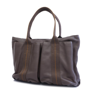 HERMESAuth  Caravan Horizontal PM Women's Leather Handbag Brown