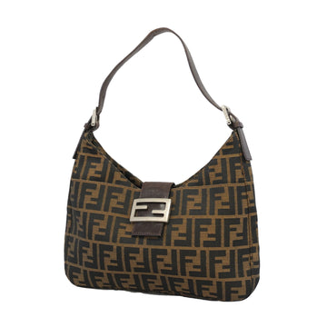 Fendi Zucca Women's Canvas Handbag Brown