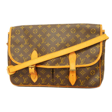 LOUIS VUITTON Shoulder Bag Monogram Gibessiere GM M42249 Brown Ladies