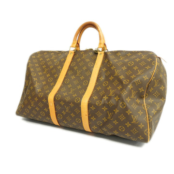 LOUIS VUITTONAuth  Monogram Keepol 55 M41424 Men,Women,Unisex Boston Bag