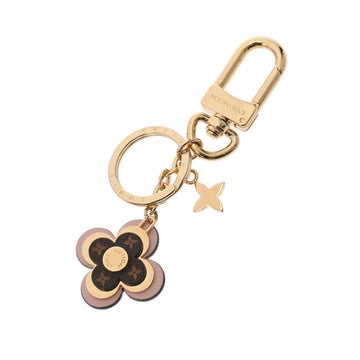LOUIS VUITTON Portocle Blooming Flower BB Pink M63085 Women's Leather Keychain