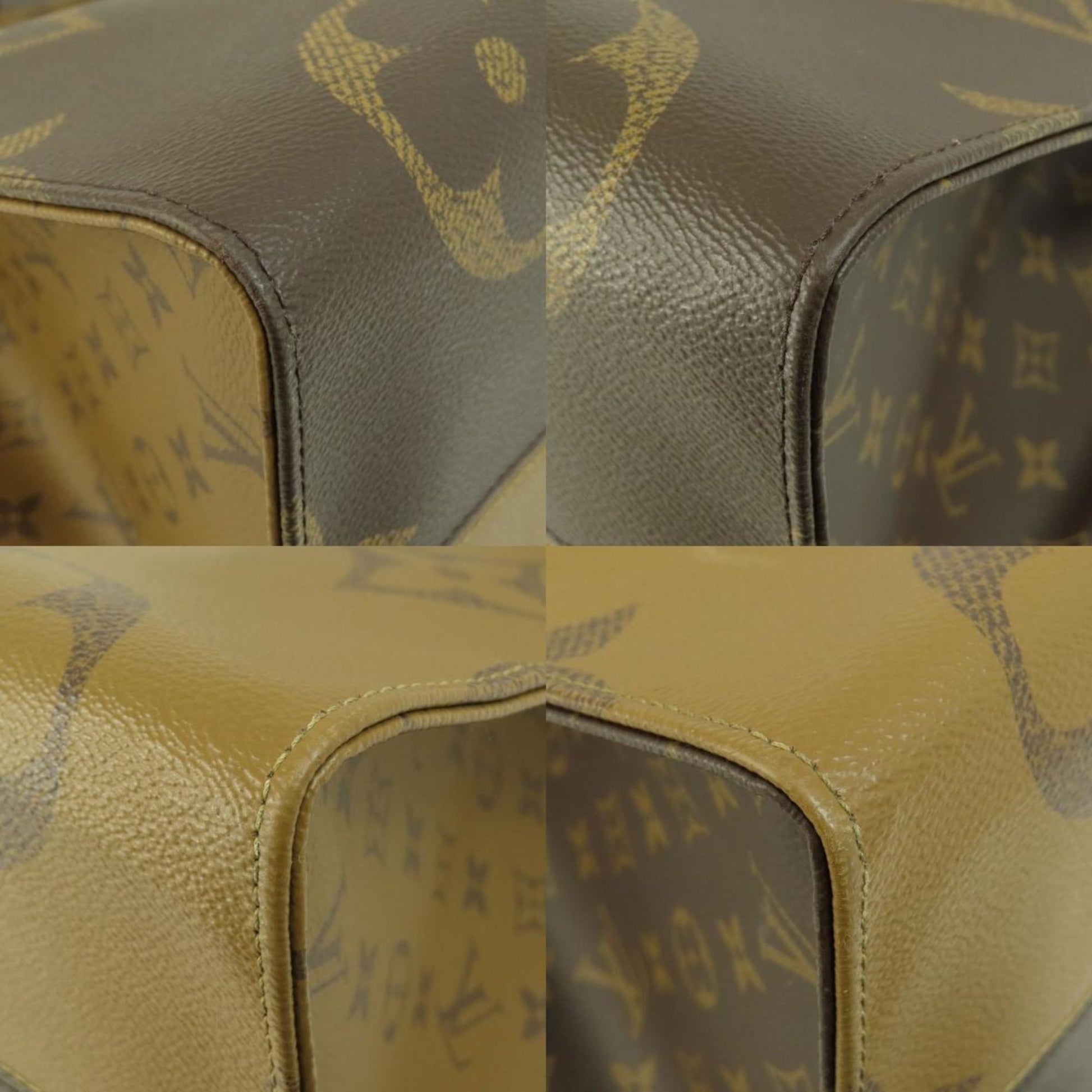 Authentic Louis Vuitton Giant Reverse Monogram Onthego MM Tote M44576