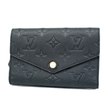 LOUIS VUITTONAuth  Monogram Empreinte Portofeuil Curies Compact M60568 Wallet