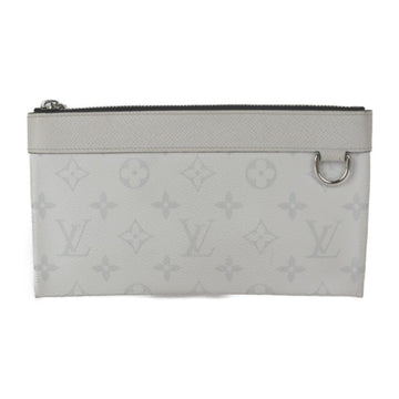 LOUIS VUITTON Pochette Discovery PM Second Bag M30279 Taigarama Antarctica Silver Hardware Pouch Clutch