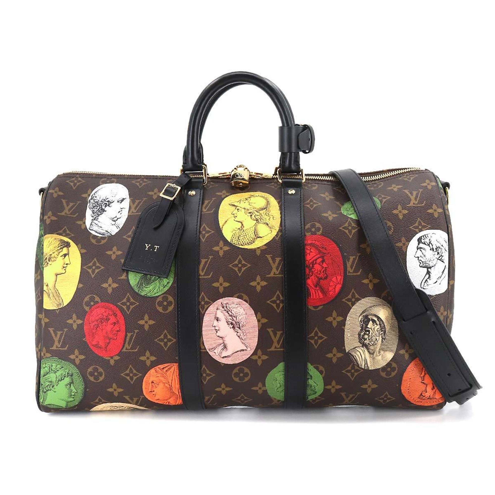 Louis Vuitton Multicolor Leather Fornasetti Keepall
