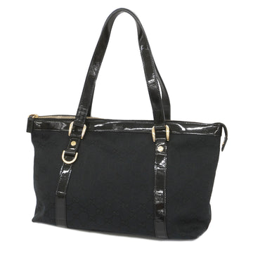 GUCCIAuth  Tote Bag 141470 Women's GG Canvas Tote Bag Black