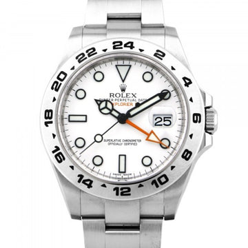 ROLEX Explorer II 216570 white dial watch men