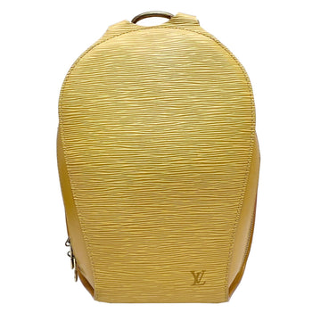 Louis Vuitton Mabillon Epi Tassi Yellow Backpack Rucksack Leather M52239 Ladies
