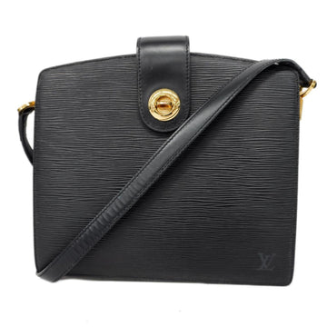 LOUIS VUITTON Shoulder Bag Epi Capuchin M52342 Noir Ladies