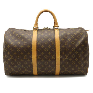 Sold at Auction: A Classic Louis Vuitton Keepall Bandoulière 55 Travel  Holdall. The monogrammed chocolate canvas exte