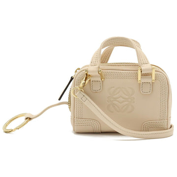 LOEWE Micro Amazona Pochette Shoulder Nappa Leather Light Beige