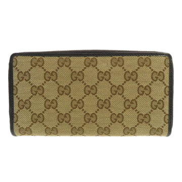 Gucci 233025 GG wallet canvas / leather ladies GUCCI