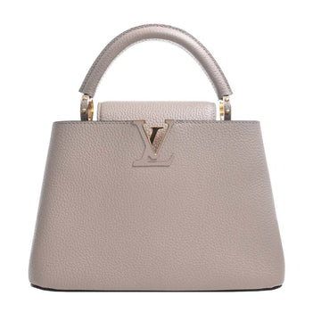 LOUIS VUITTON Taurillon Capucines BB Handbag M94634 Beige Ladies