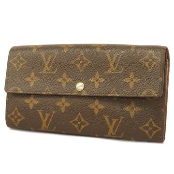 LOUIS VUITTONAuth  Monogram Portofeuil Sala M61734 Unisex Long Wallet