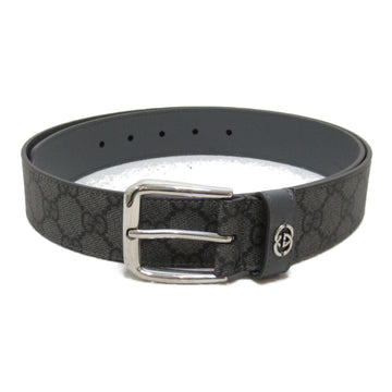 GUCCI Belt with interlocking G detail Blue Black canvas GG Supreme Canvas 673921FABY3124495