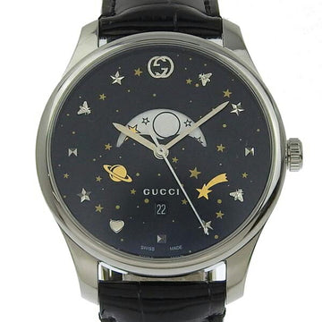 GUCCI Men's Quartz 126.3 Leather