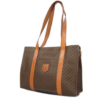 Celine Macadam Women's PVC Tote Bag Brown