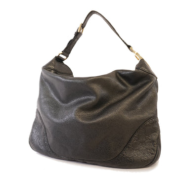 Guccissima Shoulder Bag 203505 Women's Leather Black