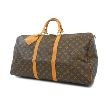 LOUIS VUITTONAuth  Monogram Keepol 55 M41424 Men,Women,Unisex Boston Bag