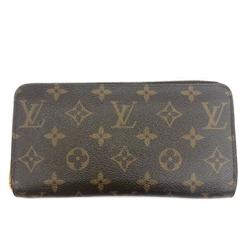 LOUIS VUITTON Monogram Zippy Wallet Round Zipper Long M60017 Men's Women's