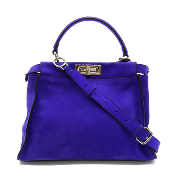 FENDI Peekaboo Shoulder Bag Purple