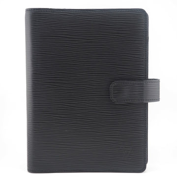 LOUIS VUITTON/ R20042 Agenda MM Epi Notebook Cover Black Men's