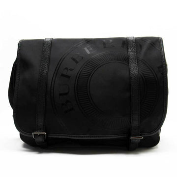 Burberry Shoulder Bag Black Nylon Leather