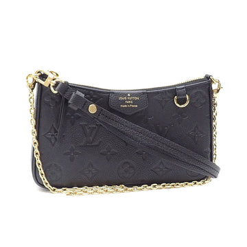 LOUIS VUITTON Shoulder Bag Monogram Empreinte Easy Pouch Ladies M80349 Noir Black Chain