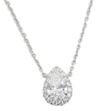 HARRY WINSTON diamond necklace pair shape K18WG D0.5ct D/VVS1/EX
