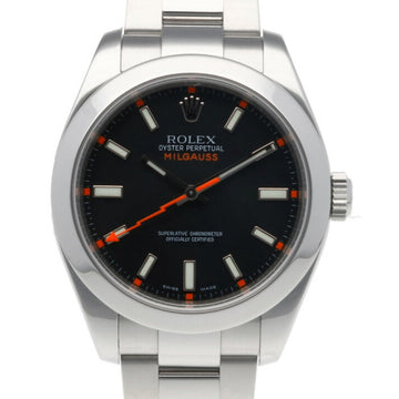 ROLEX Milgauss Oyster Perpetual Watch Stainless Steel 116400 Automatic Men's