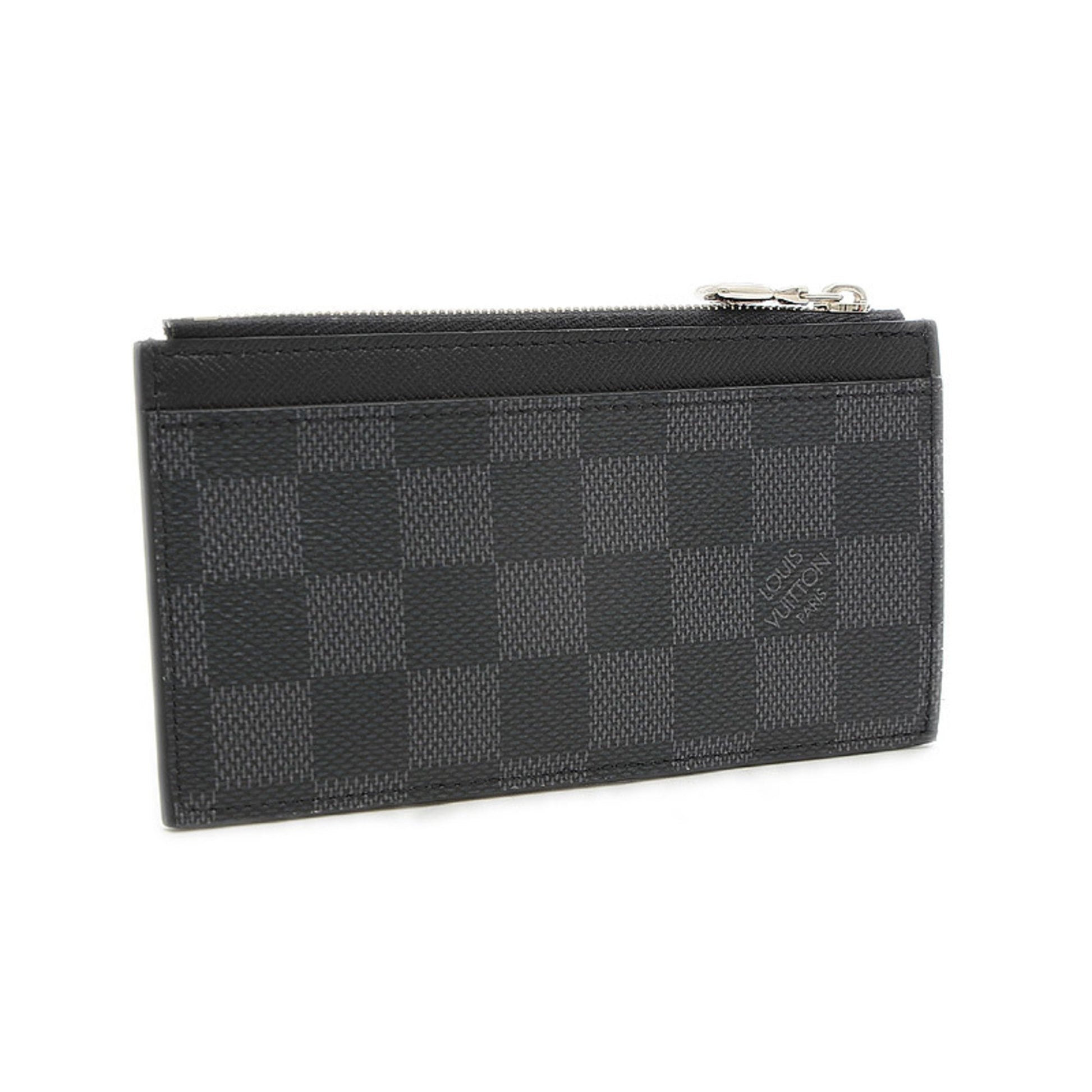Louis Vuitton Louis Vuitton Damier Graphite Coin Card Holder Case Wallet  N64038