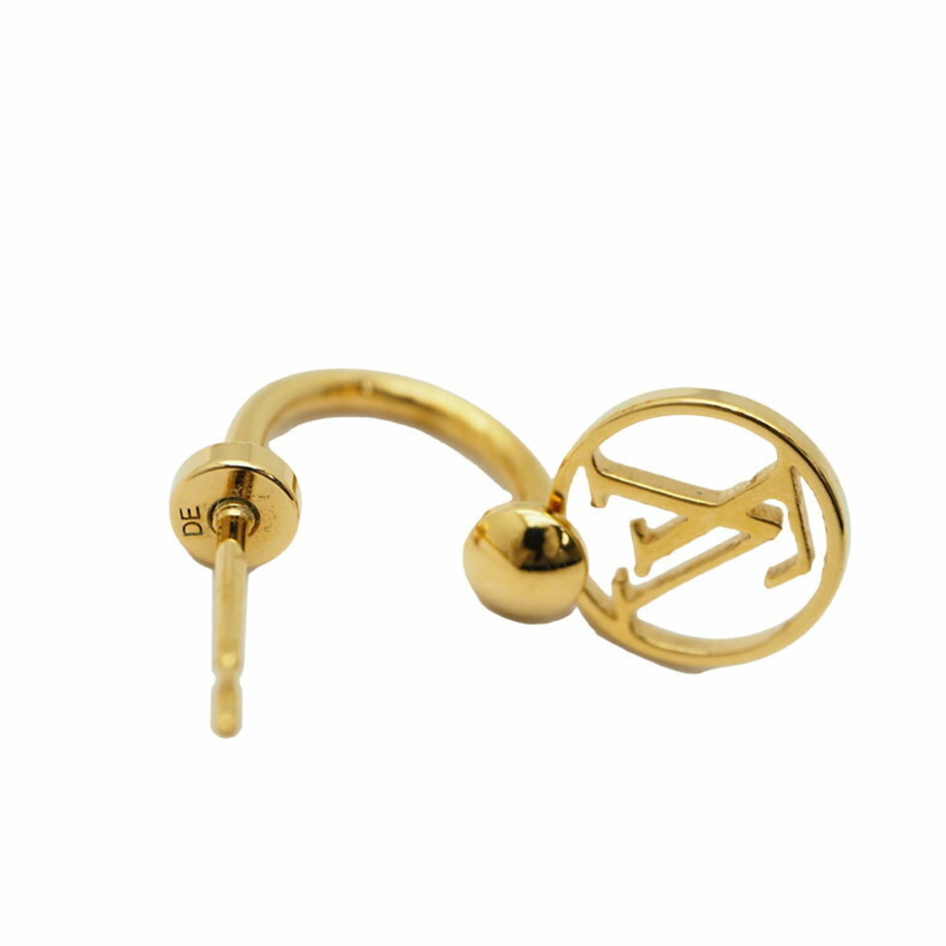 Louis Vuitton, Jewelry, Louis Vuitton Bookle Dreille Blooming Earrings  M64859 Gold Metal