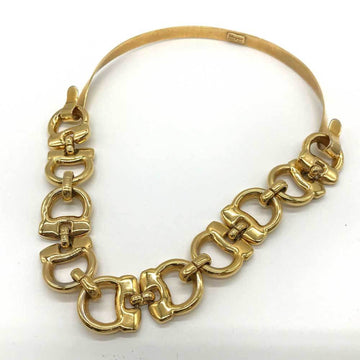 SALVATORE FERRAGAMO SalvatoreFerragamo Gancini choker necklace gold