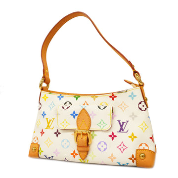 LOUIS VUITTONAuth  Monogram Multicolore Eliza Shoulder Bag Blanc