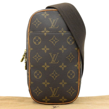 LOUIS VUITTON Monogram Pochette Ganju Body Bag M51870