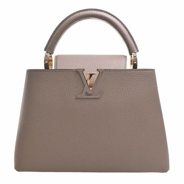 LOUIS VUITTON Taurillon Capucines BB Handbag M94634 Beige Ladies