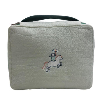 HERMES Cabriol Pouch Green Ladies