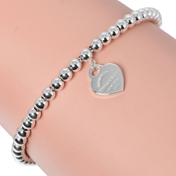 TIFFANY Return Toe Heart Tag Bracelet Silver 925 &Co.