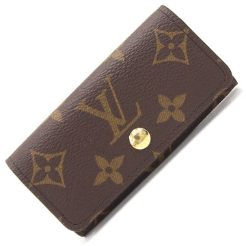 LOUIS VUITTON 4 Key Case Monogram Multicle M69517 Car Men's Women's