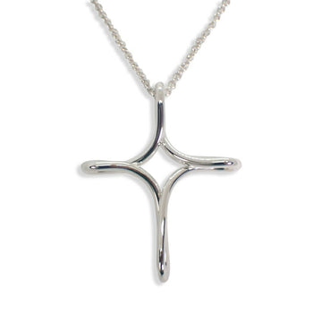 TIFFANY 925 open cross infinity pendant