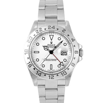 ROLEX Explorer II 16570 White Dial Watch Men's