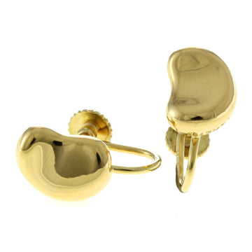 TIFFANY&Co. Bean Earrings 18K K18 Yellow Gold Women's
