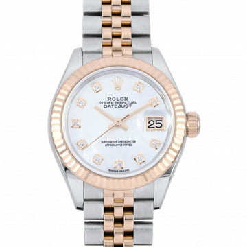 ROLEX Datejust Lady 28 279171NG White Dial Watch Ladies