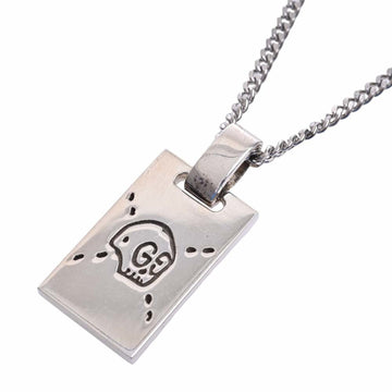 GUCCI SV925 Ghost Necklace Silver Women's