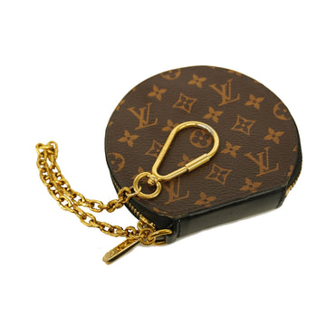 LOUIS VUITTONAuth  Monogram MicroBowatChapeau Women's CoinPurse/coinCase M63597