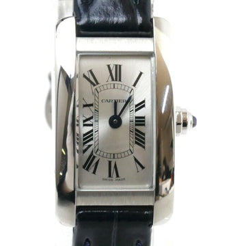 CARTIER Tank American Watch Mini Battery Operated WSTA0032 Ladies