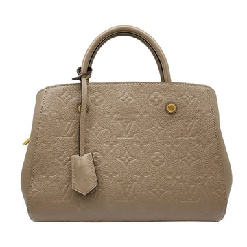 LOUIS VUITTON Montaigne BB 2way bag Monogram Empreinte Taupe Glace M44062 Women's