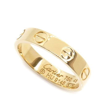 CARTIER K18YG Yellow Gold Love Ring B4085048 48 2.8g Women's