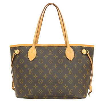 LOUIS VUITTON Monogram Neverfull PM Tote Bag M40155 Brown Women's